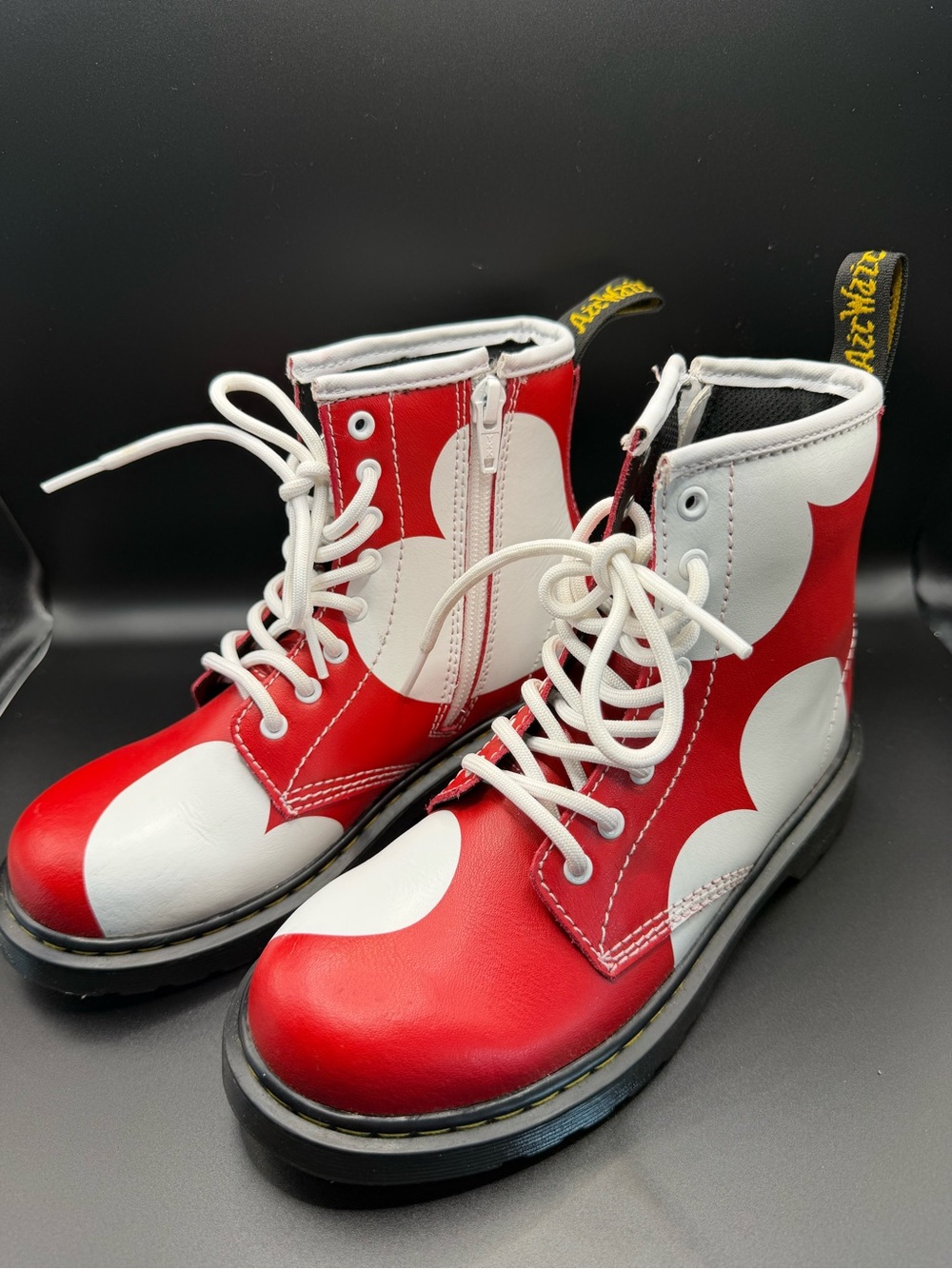 Dr. Martens Special Edition Delaney Heart Boots – Size US 2